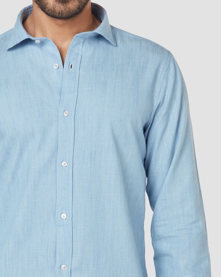 Denim Shirt - Light Blue