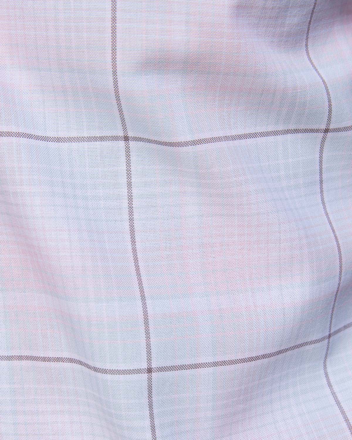 Oxford Checked Shirt - Pink & Light Blue