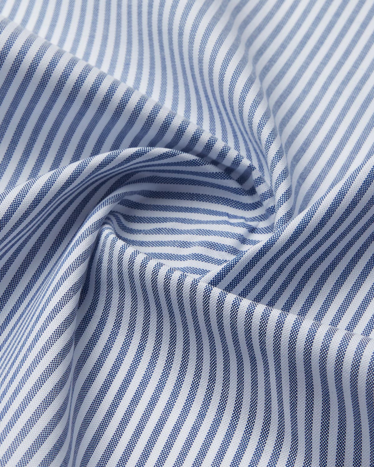 Oxford Striped Shirt - Dark Blue