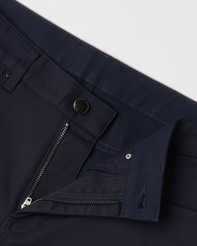 Tailored 5-Pocket Stretch Jeans - Navy