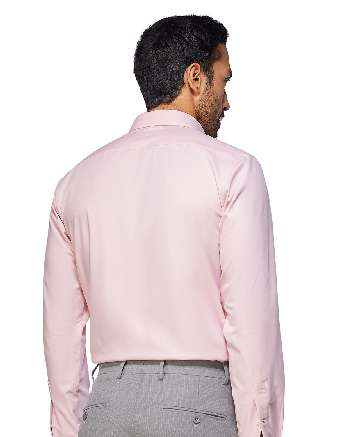 4-Way Stretch Twill Shirt - Pink