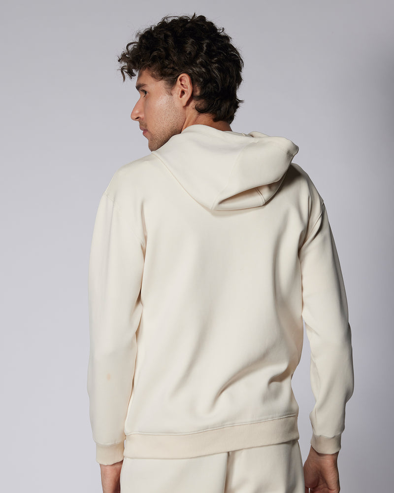 Luxe Pullover Hoodie - Ecru