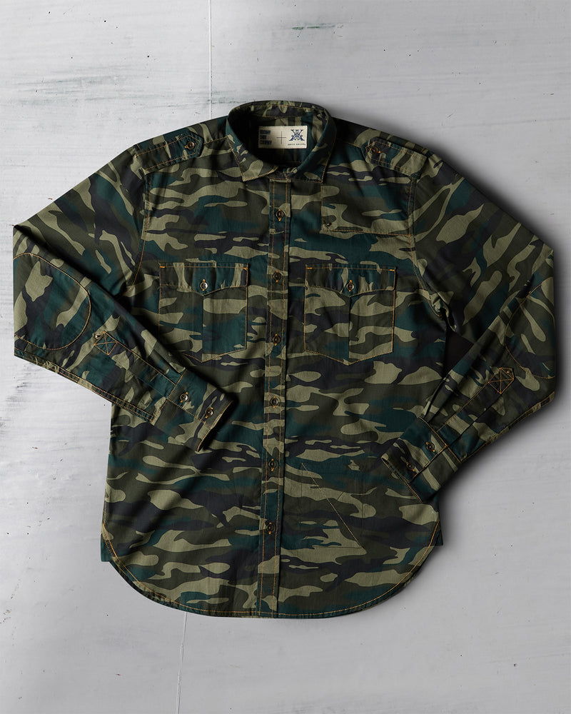 The Safari Bush Full Sleeve Shirt - Green