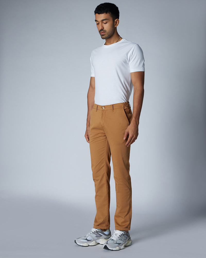 Cosmic Casual Stretch Chinos - Ochre