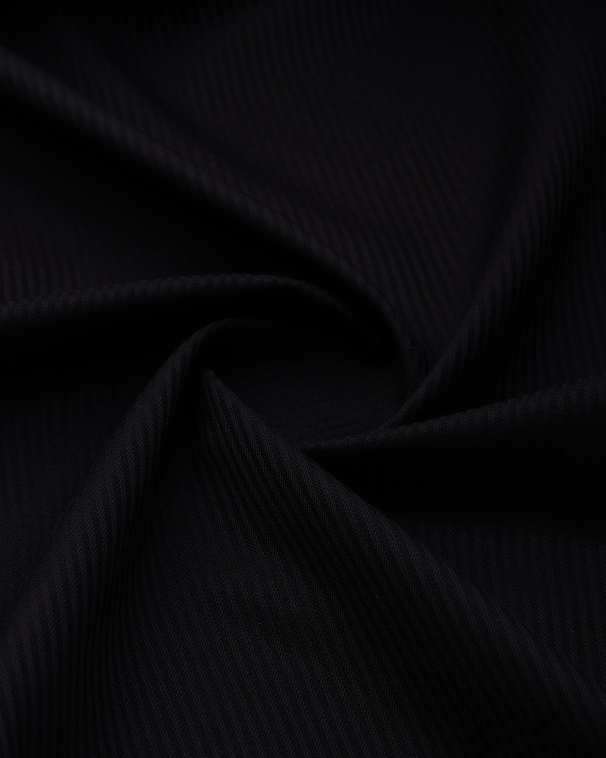 Luthai Wrinkle-Free Herringbone Shirt - Black