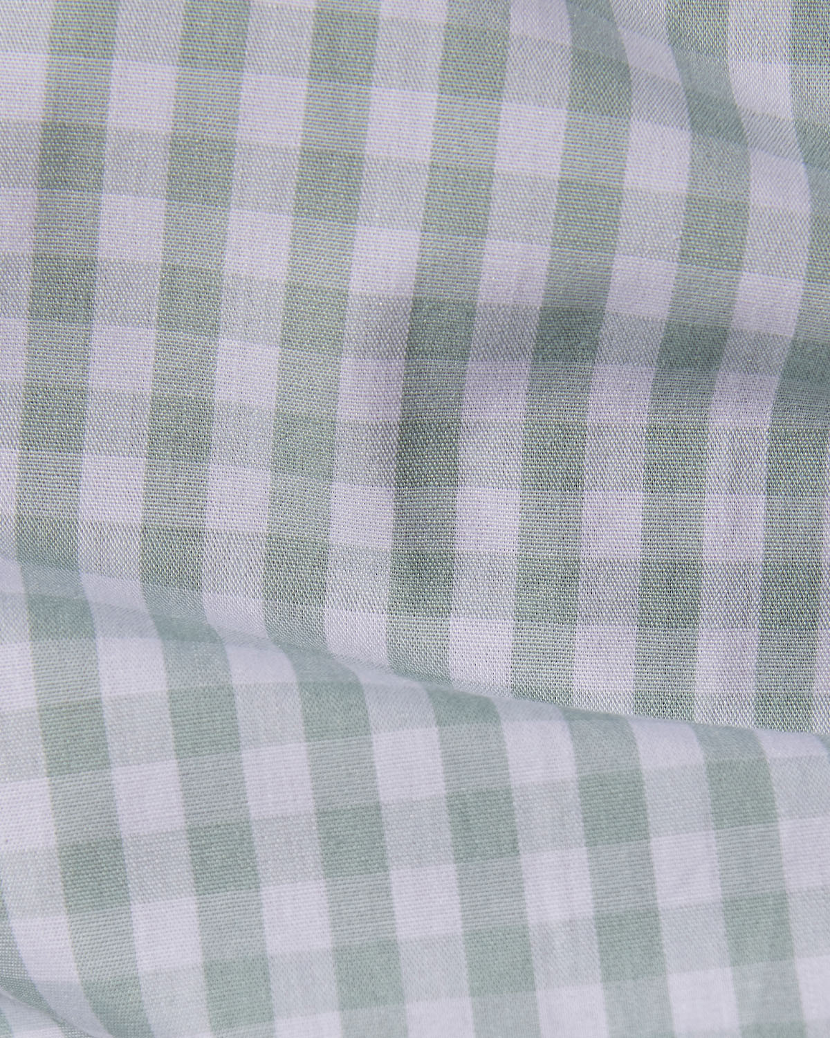 Gingham Checked Shirt - Green