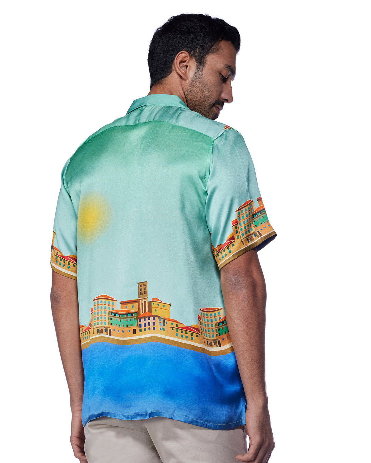 100% Silk Shirt - Aruba