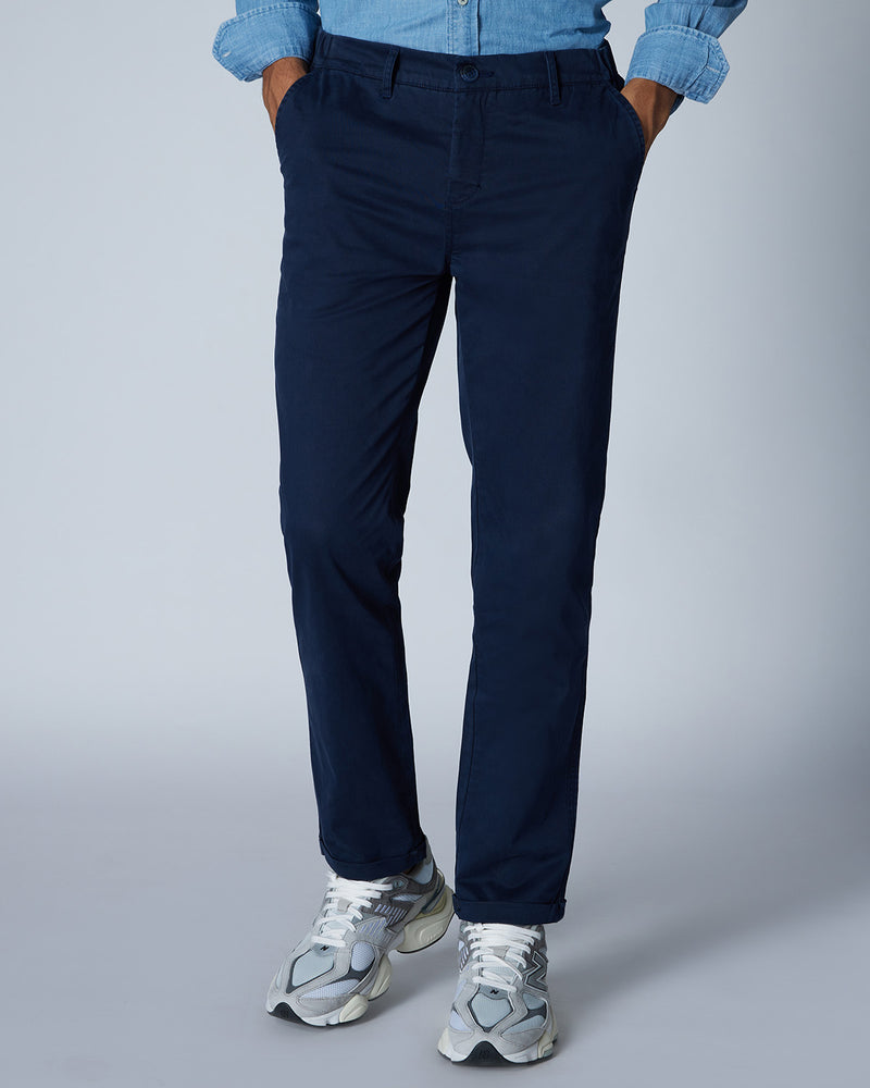 Cosmic Casual Stretch Chinos - Navy