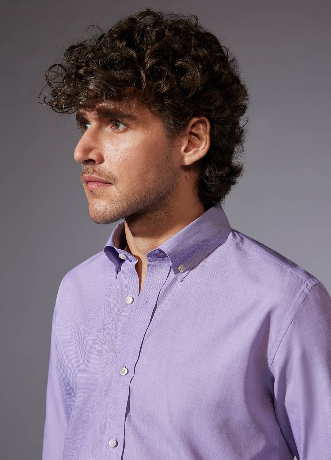 Cotton Fil-A-Fil Shirt - Purple