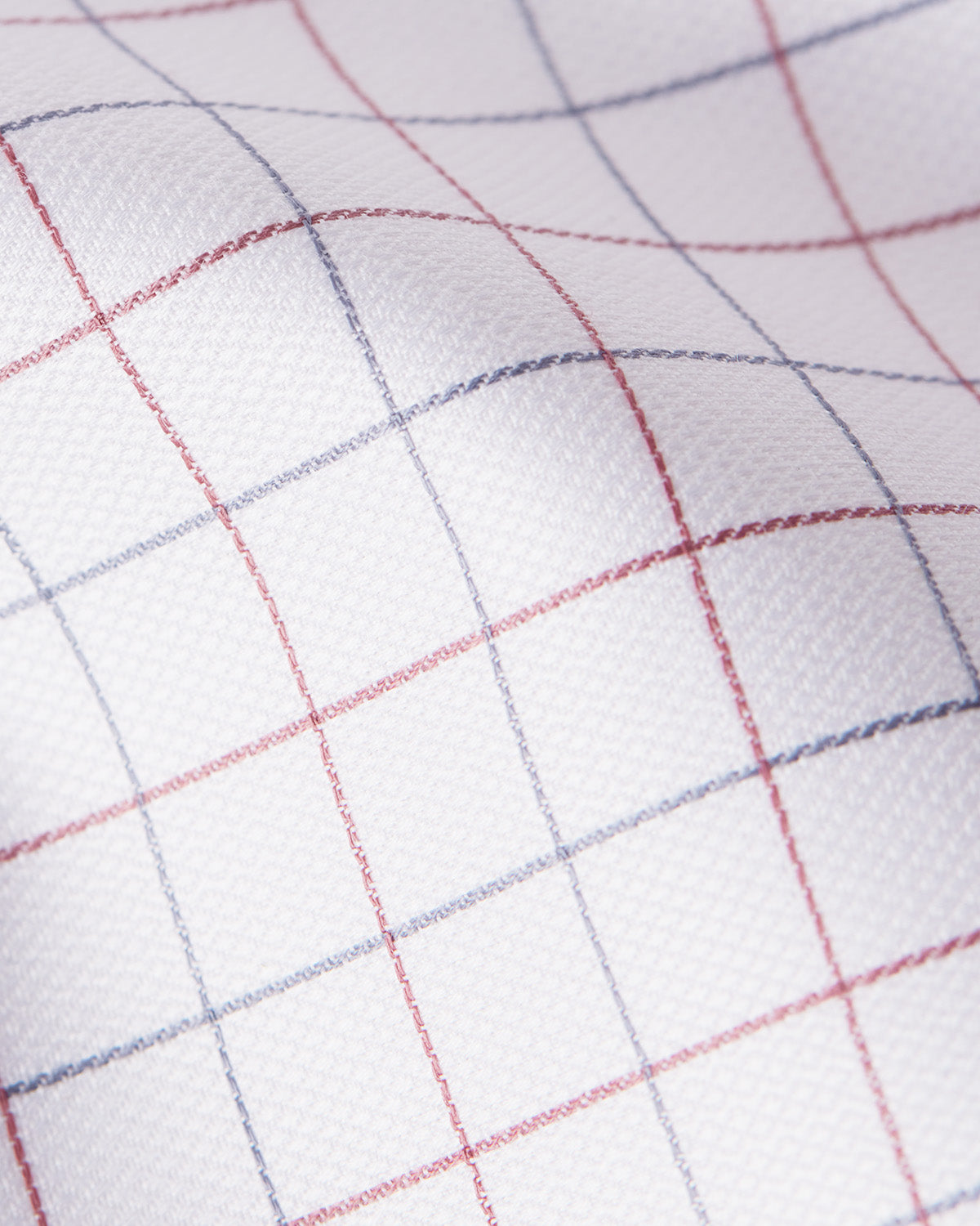 Capella Dobby Checked Shirt - Red & Grey