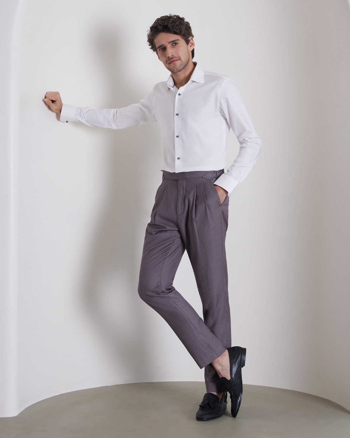 Cotton Oxford Shirt - White