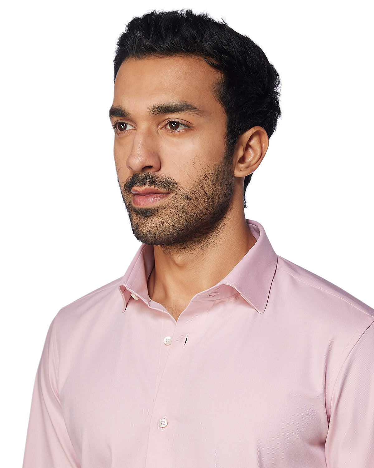 4-Way Stretch Twill Shirt - Pink