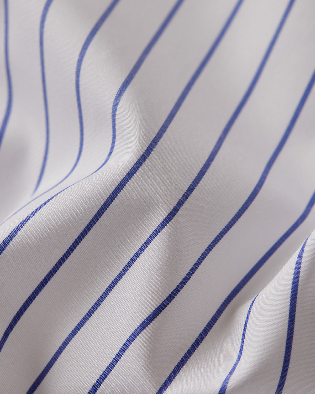 Everett Poplin Broad-Striped Shirt - Blue