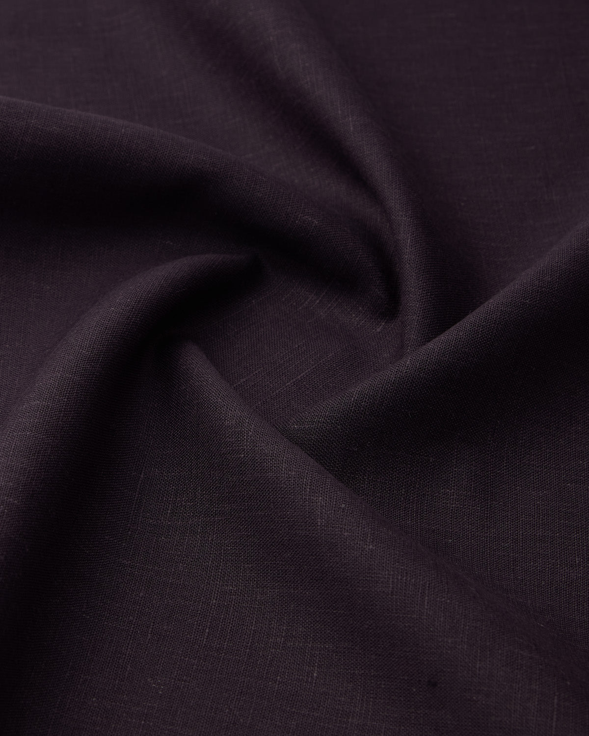 Soft Washed Linen Shirt - Dark Purple