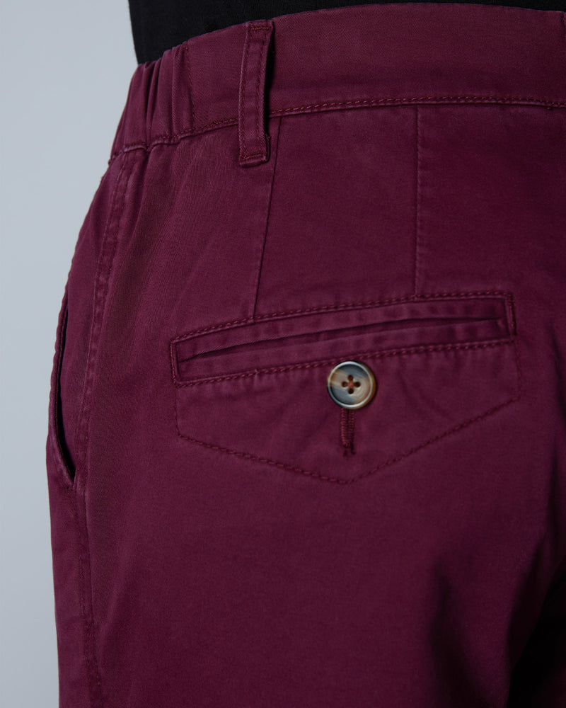 Cosmic Casual Stretch Chinos - Maroon