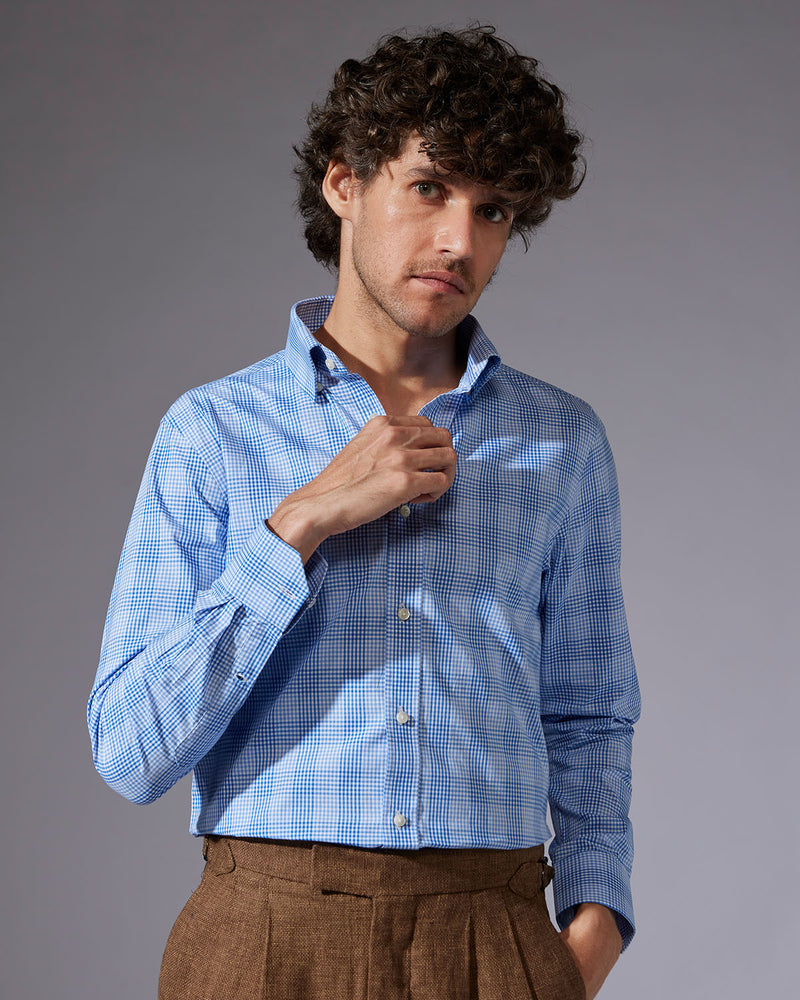 Blue Checked Shirt