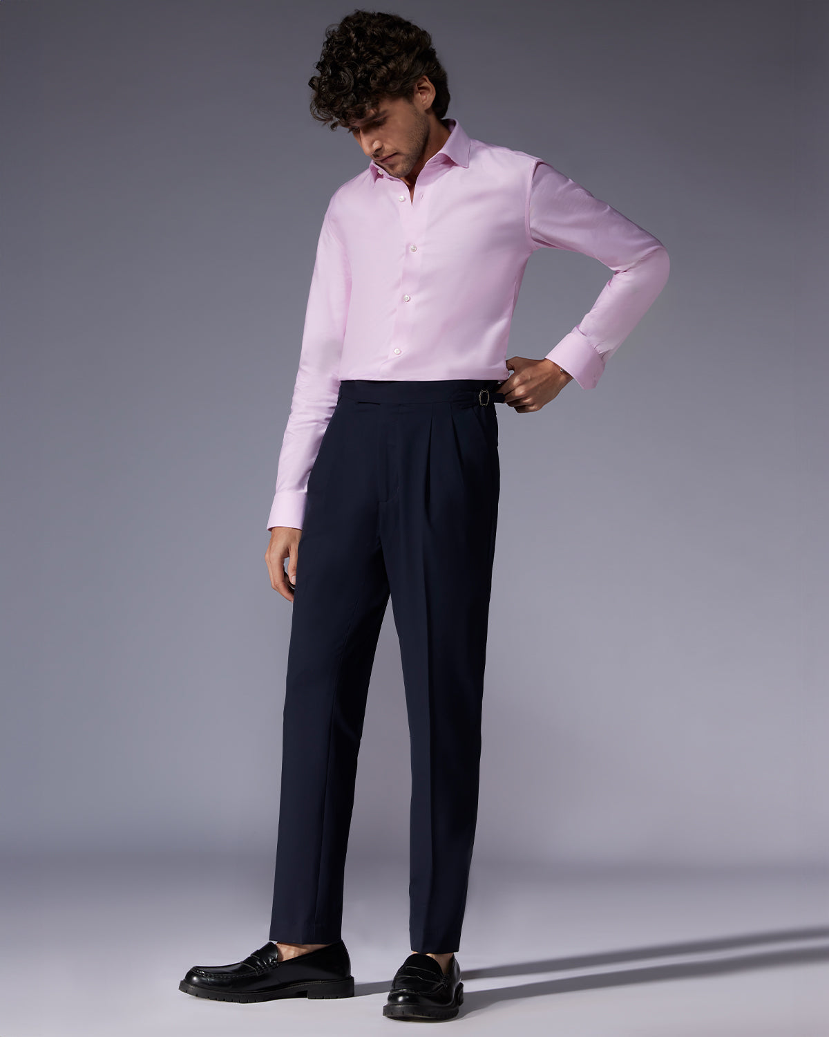 Cotton Oxford Shirt - Pink