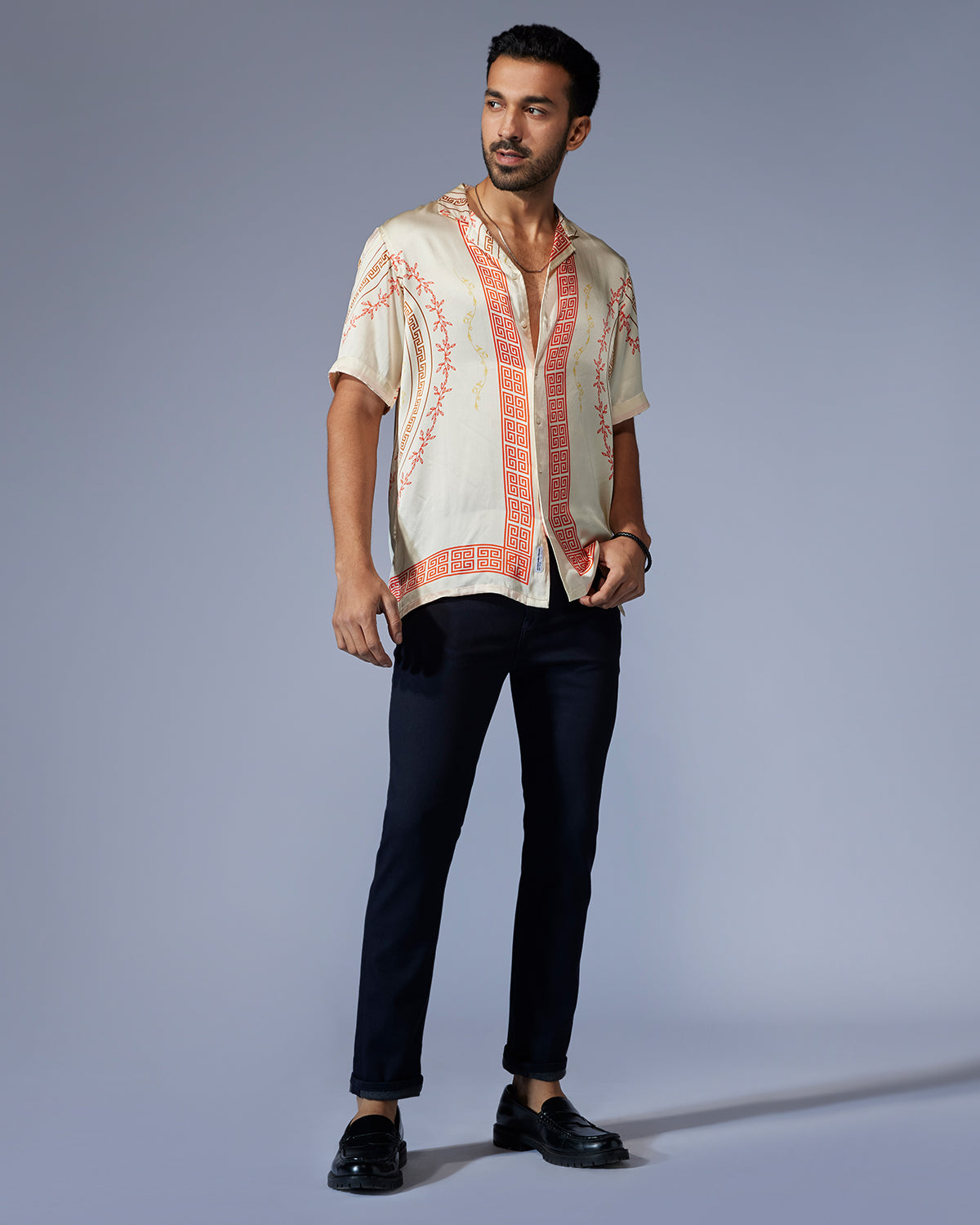 100% Silk Shirt - La Paz