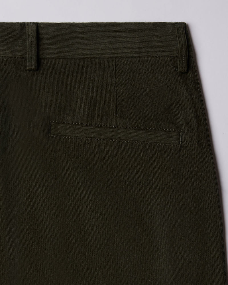 Regal Corduroy Stretch Chinos - Olive