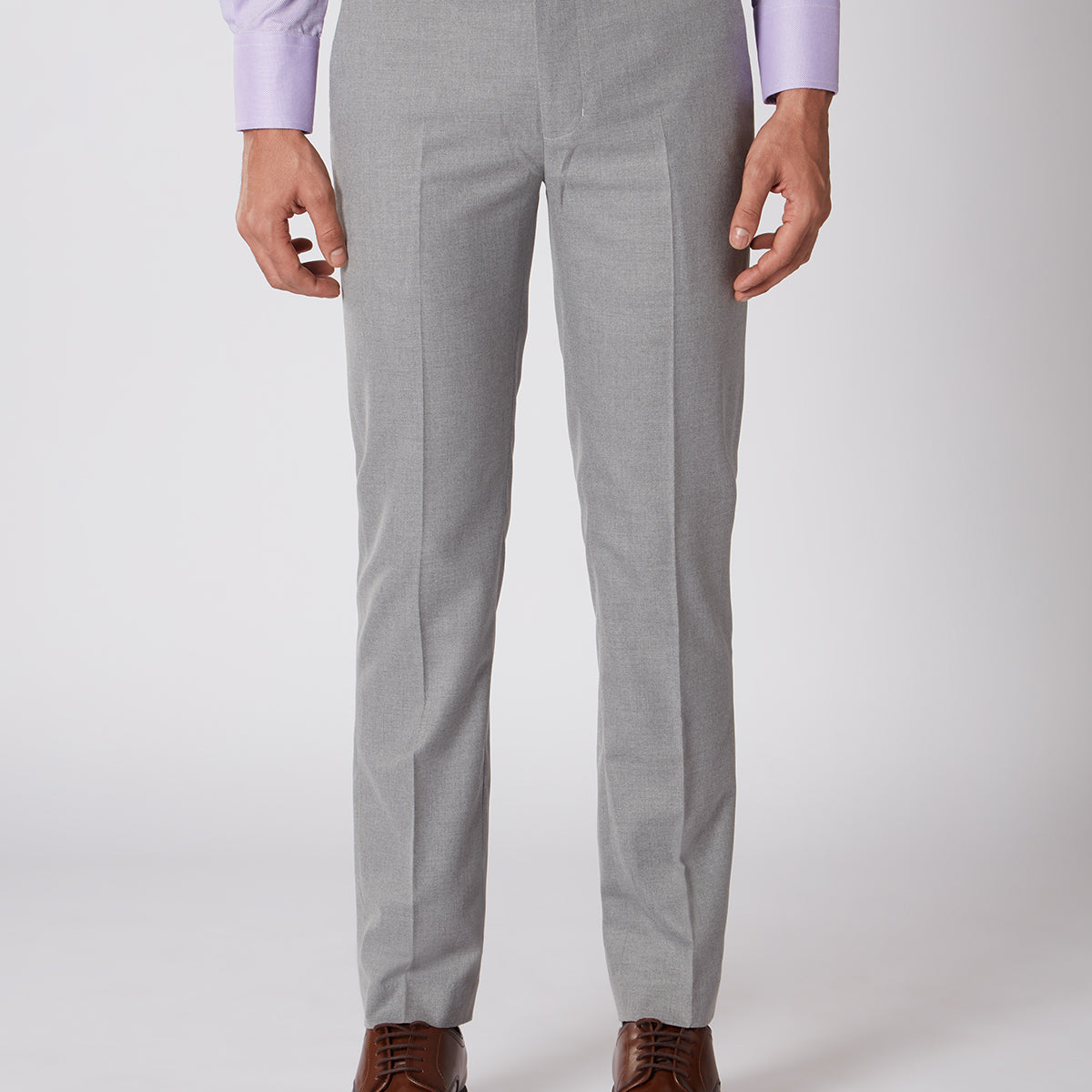 Buy U.S. Polo Assn. Men Khaki Slim Fit Solid Formal Trousers - Trousers for  Men 2364730 | Myntra