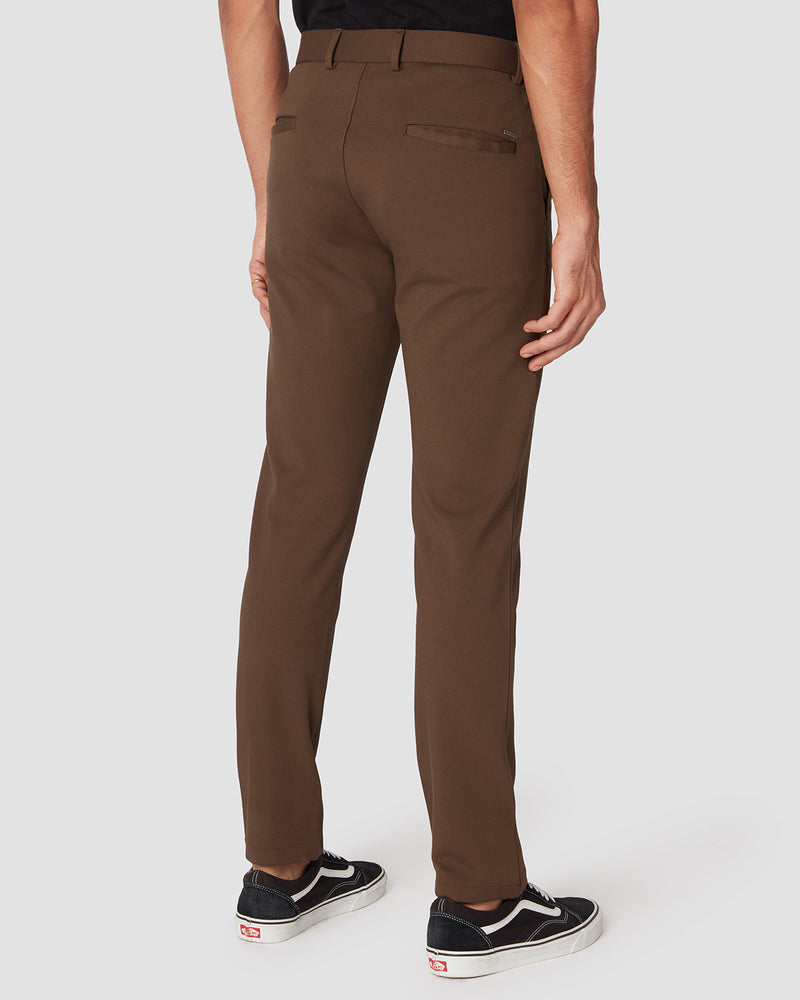 Dynamic 4 Way Stretch Smart Pants - Brown