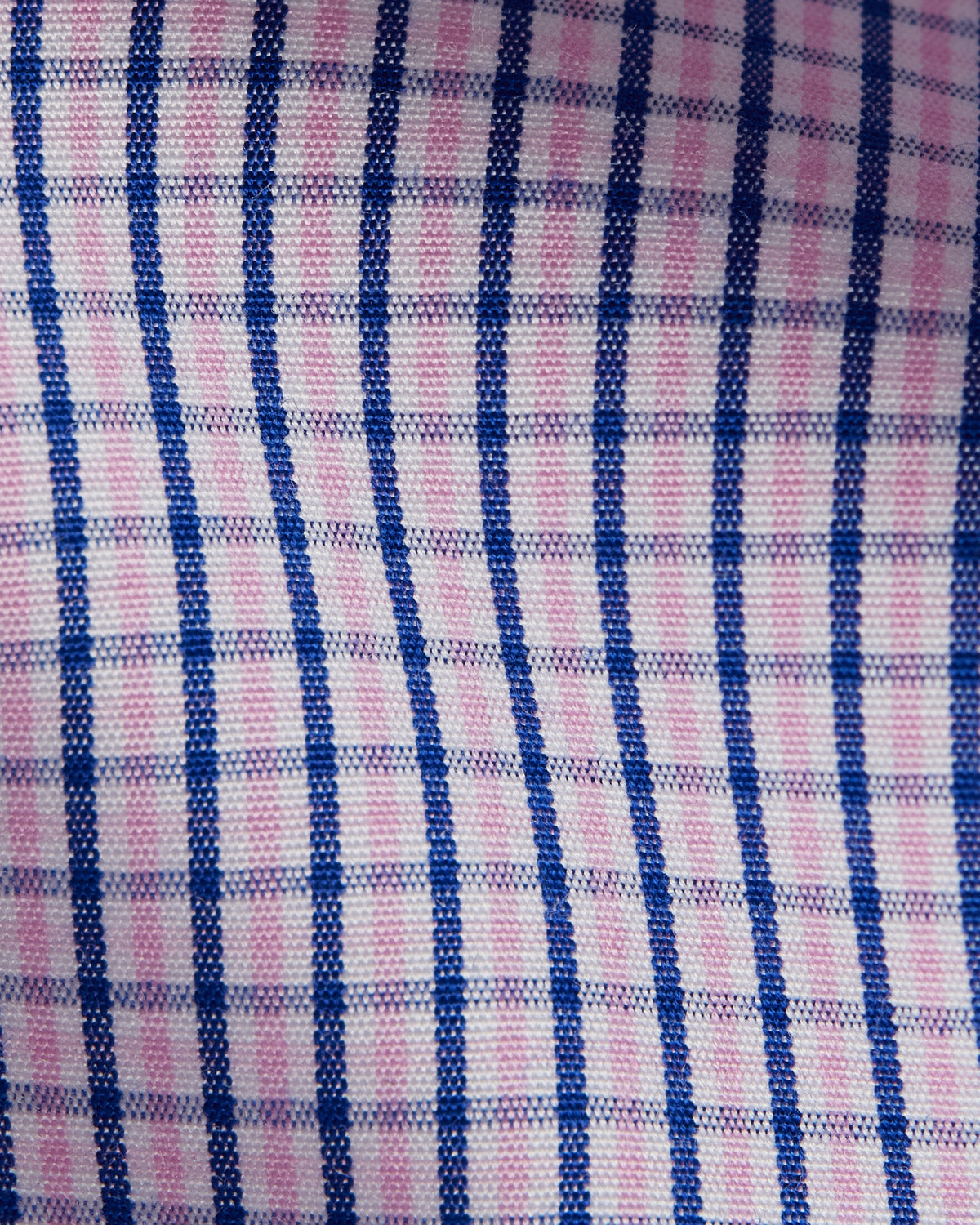 Eris Oxford Checked Shirt - Navy & Pink