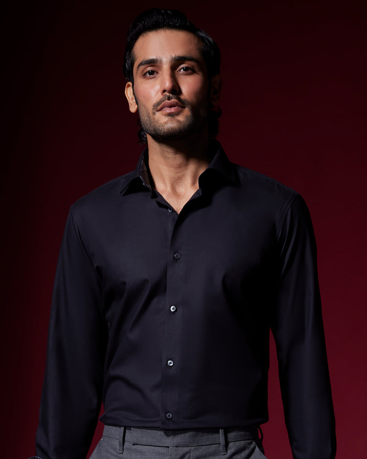 Orion Twill Shirt - Black