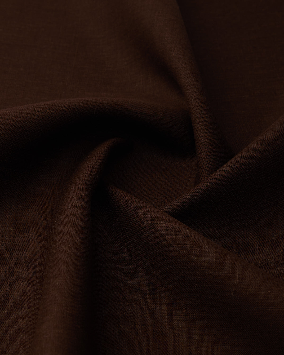 Soft Washed Linen Shirt - Dark Brown