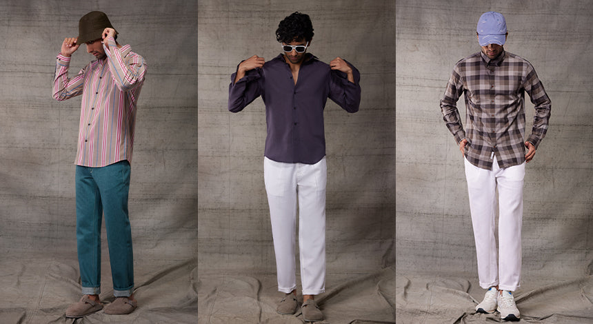 Men's Button Down Vs Button Up Shirts – Bombay Shirt Company