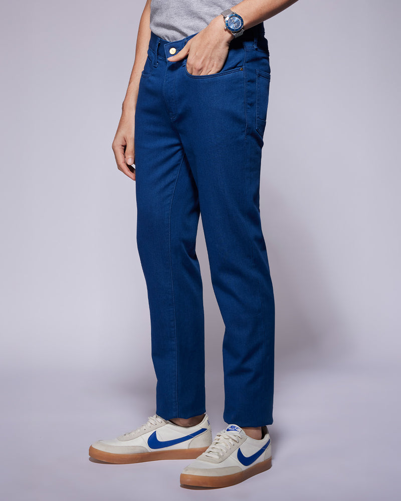 Allday Indigo Dobby Stretch Jeans