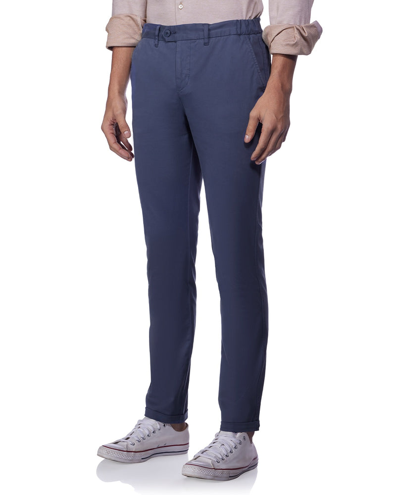 Vintage-Day Casual Chinos - Navy