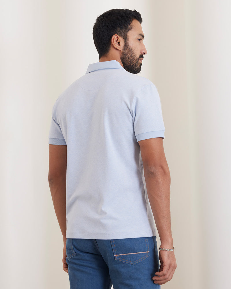 Signature Johnny Polo T-Shirt - Light Blue