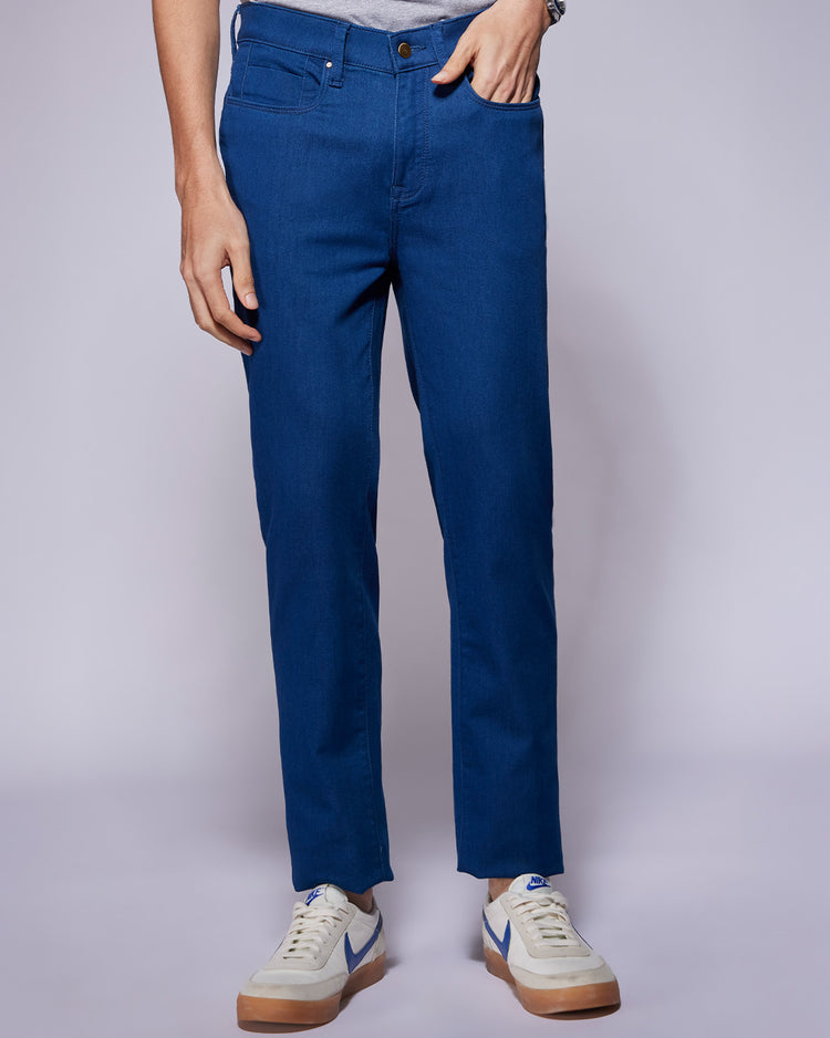 Allday Indigo Dobby Stretch Jeans