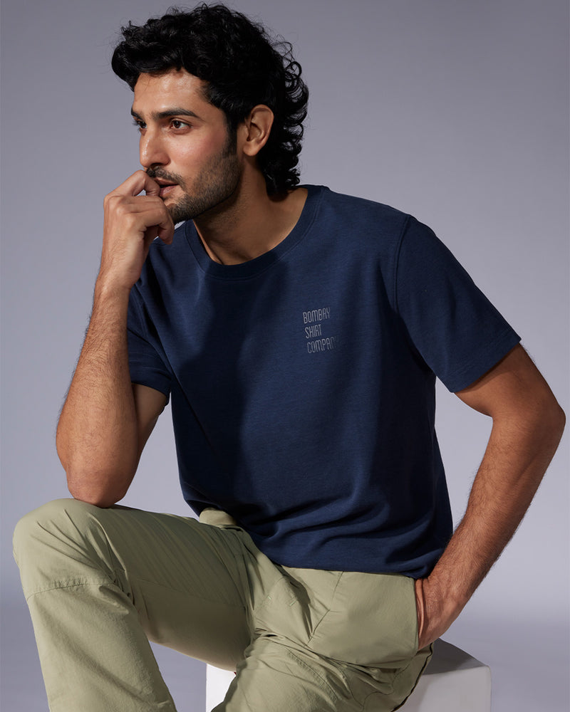 Luxe Lounger T-Shirt - Navy