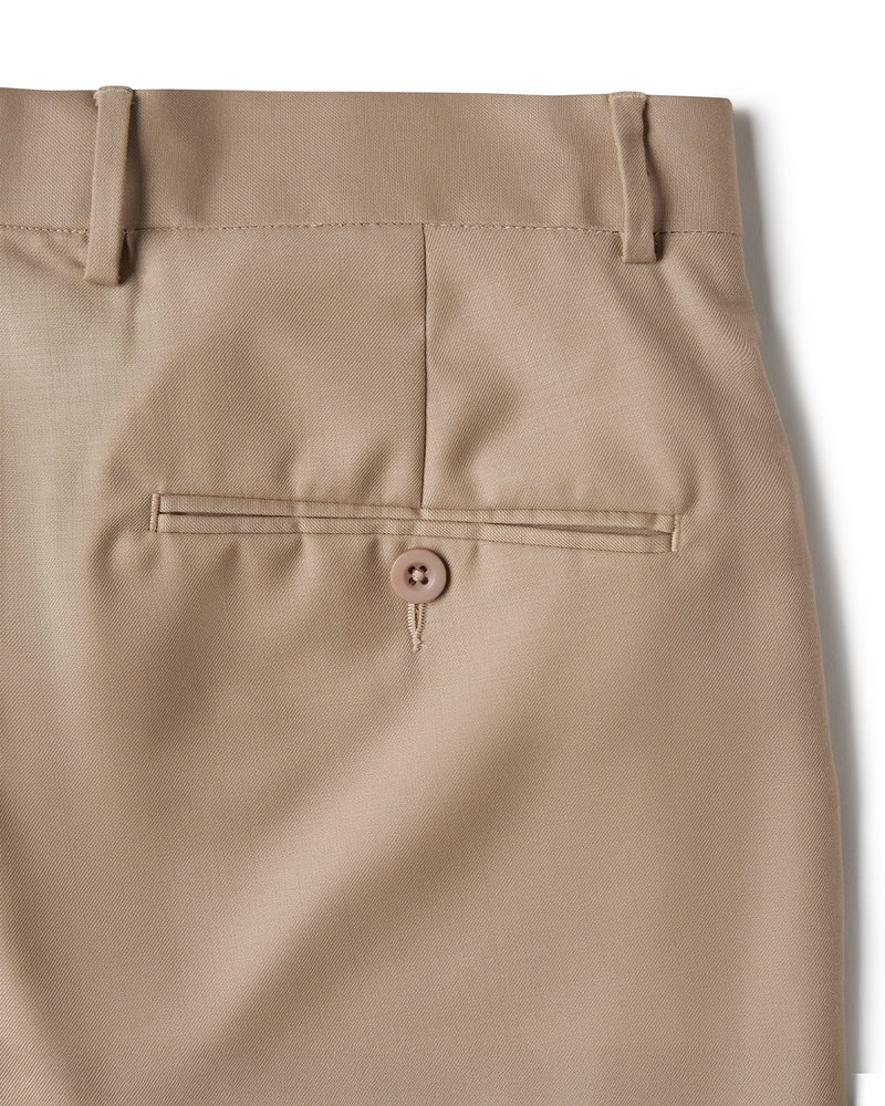 Cresta Blended Wool Dress Pants - Beige