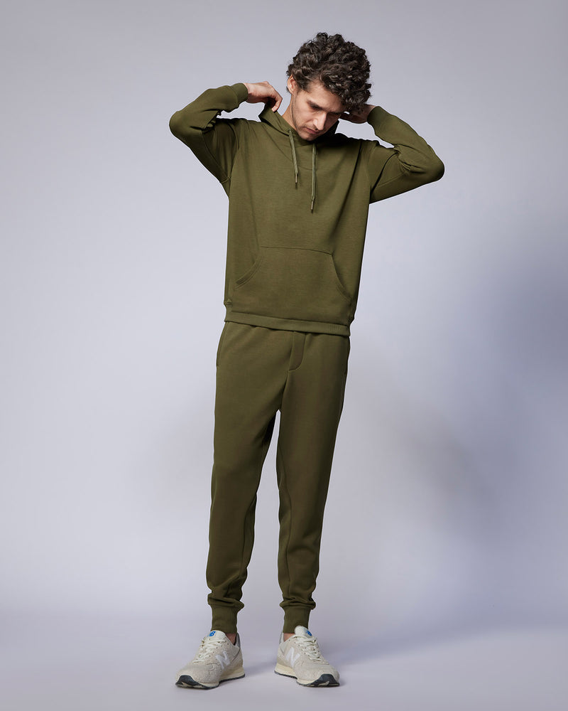 Luxe Pullover Hoodie - Olive