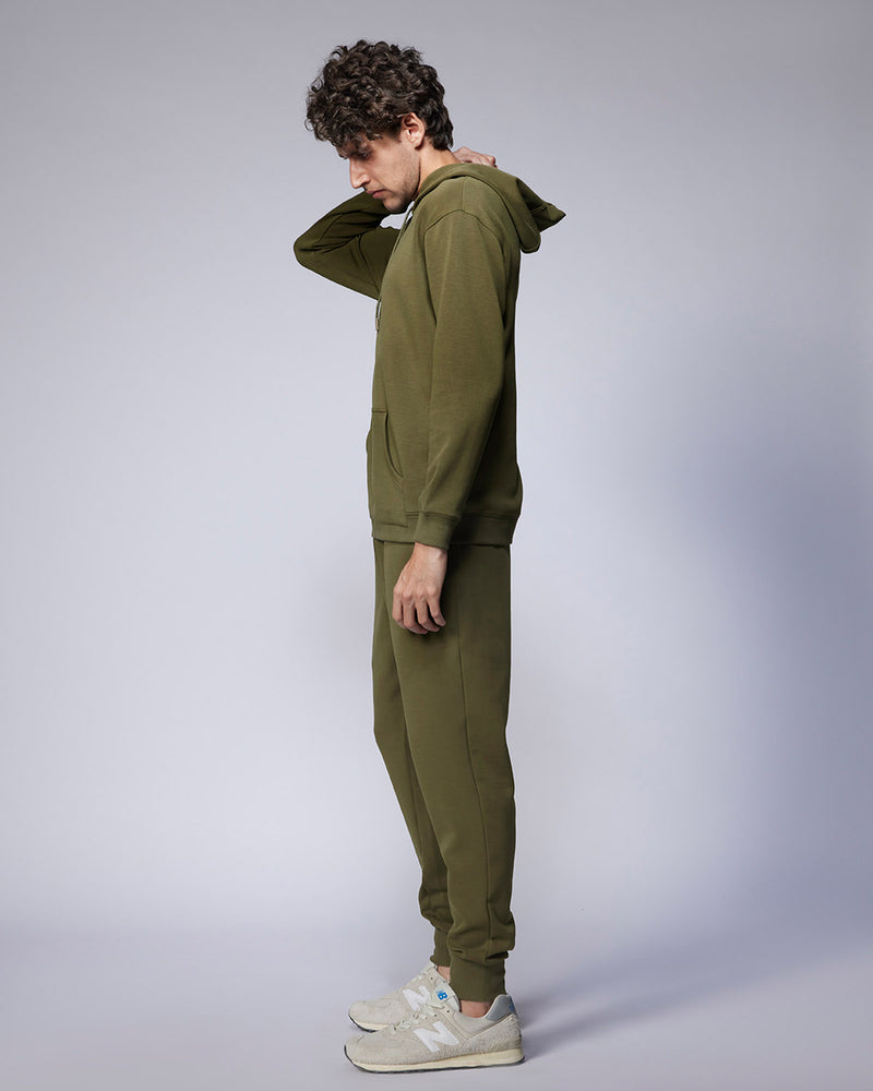 Luxe Pullover Hoodie - Olive