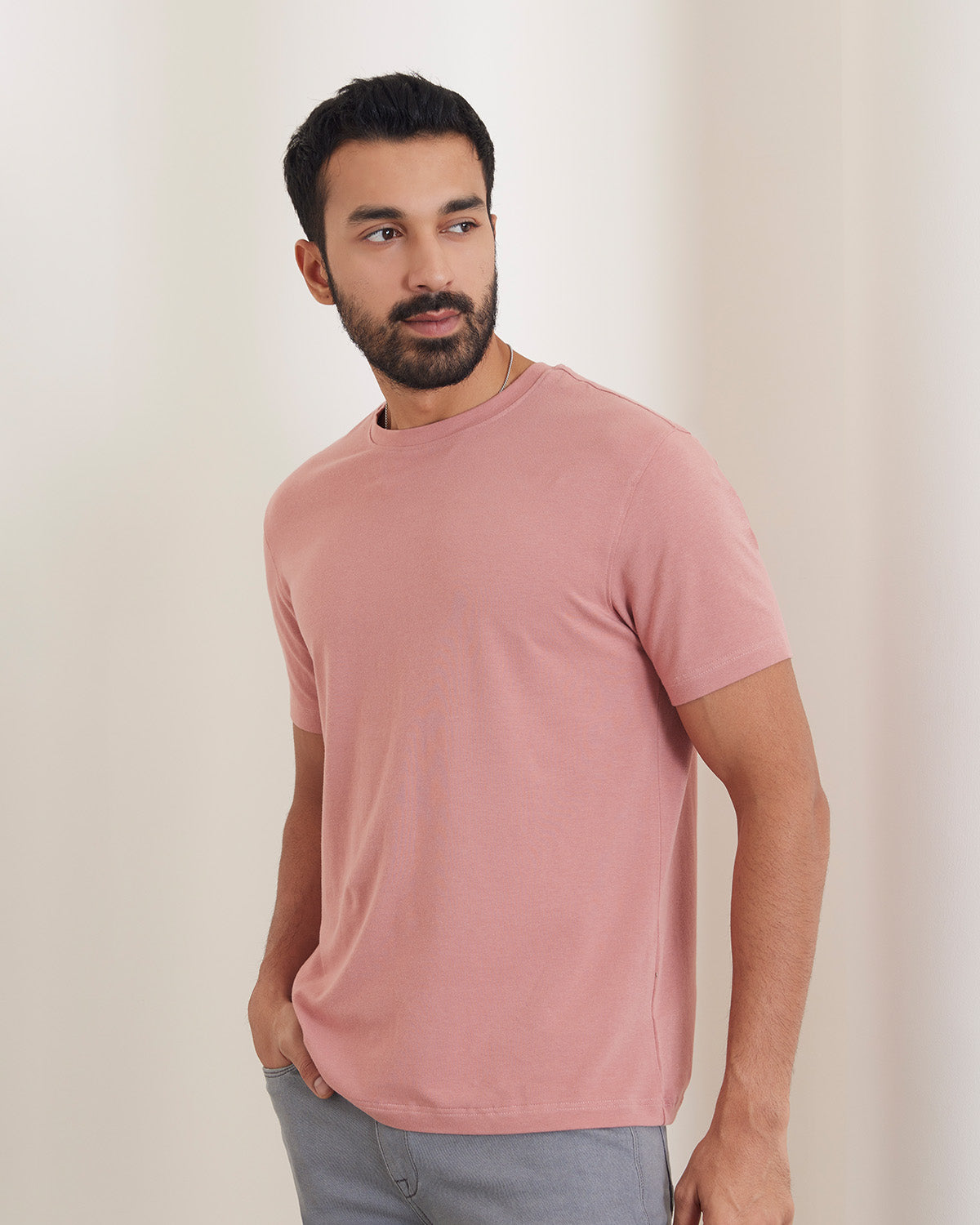 Luxe Voyager T-Shirt - Dark Peach