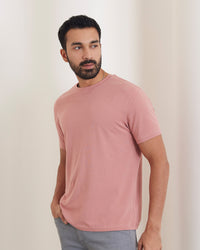 Luxe Voyager T-Shirt - Dark Peach