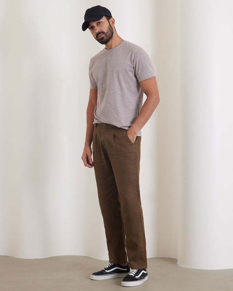 Luxe Glider T-Shirt - Light Brown