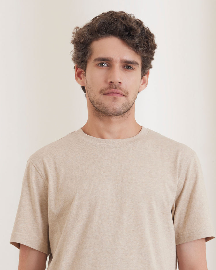 Luxe Glider T-Shirt - Light Beige