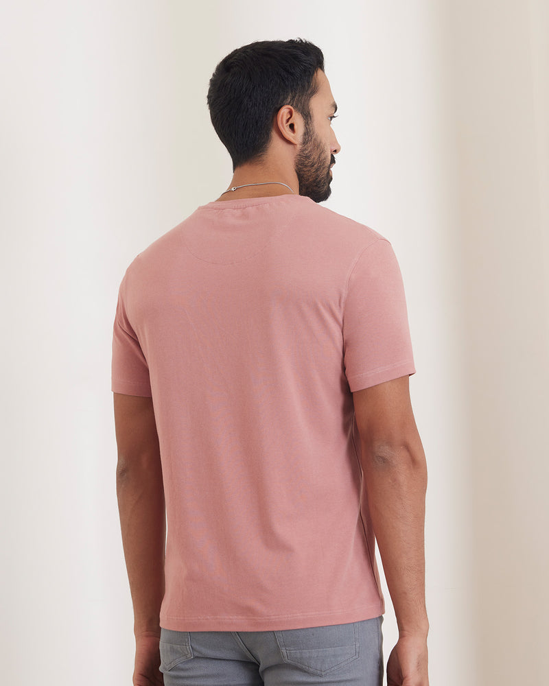 Luxe Voyager T-Shirt - Dark Peach