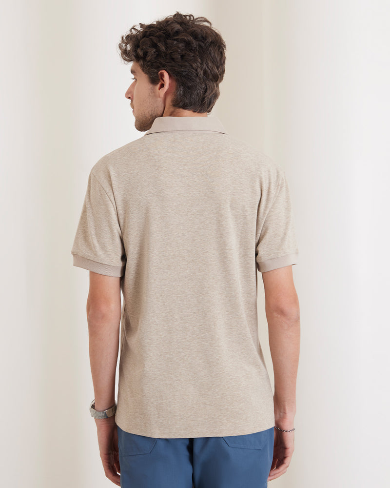 Signature Johnny Polo T-Shirt - Beige