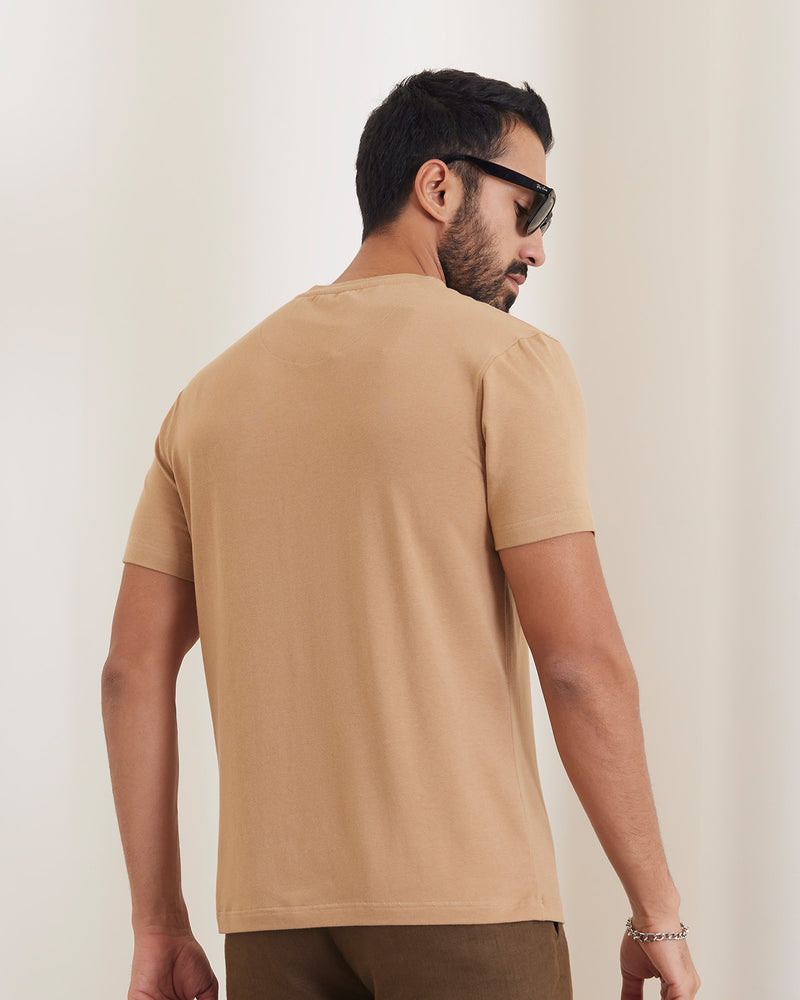 Luxe Voyager T-Shirt - Sand