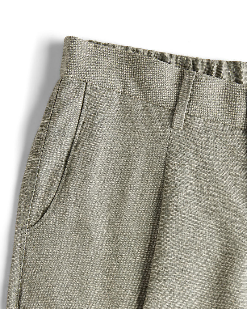 Summerscape Cotton Linen Pants  - Olive