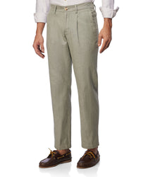 Summerscape Cotton Linen Pants  - Olive