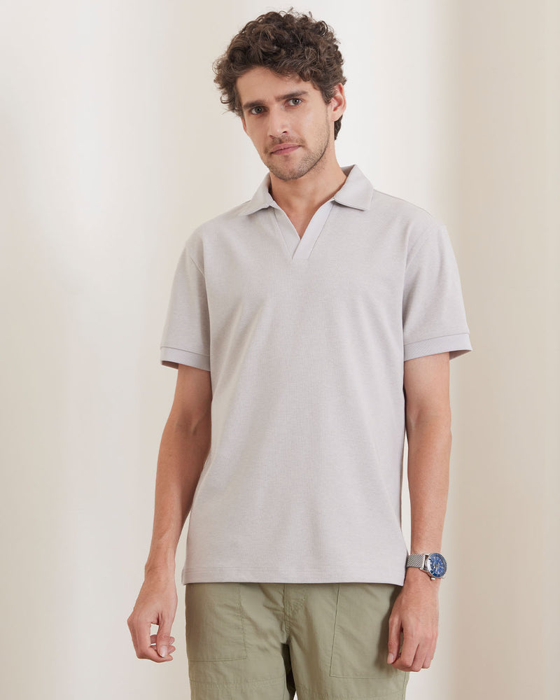 Signature Johnny Polo T-Shirt - Light Grey