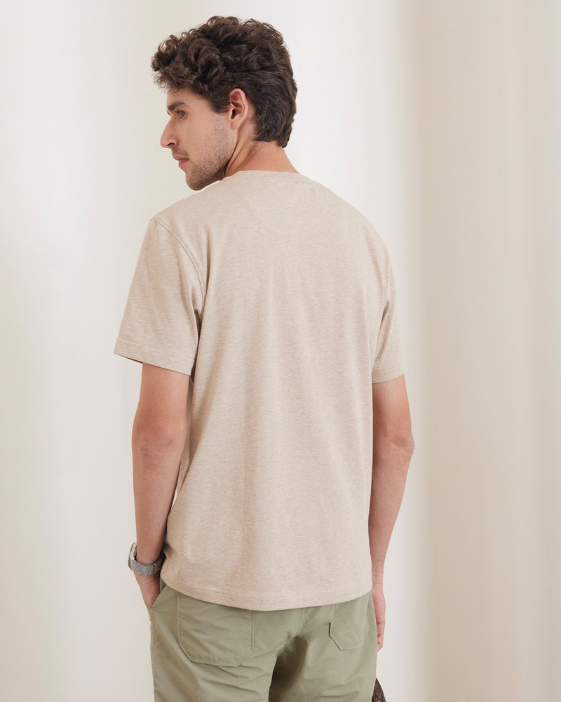 Luxe Glider T-Shirt - Light Beige