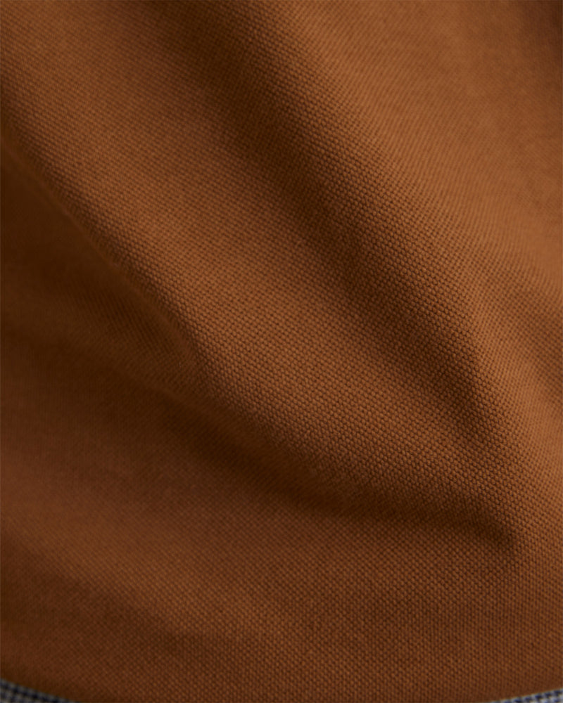 Signature Zipper Polo T-Shirt - Light Brown