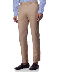 Cresta Blended Wool Dress Pants - Beige